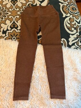 Balance Athletica Ribbed Brown Leggings